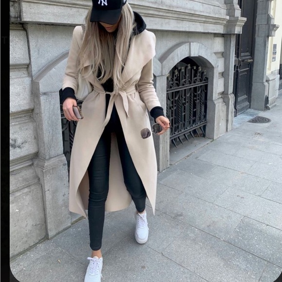 Jackets & Blazers - Beige coat